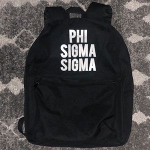Phi Sigma Sigma backpack